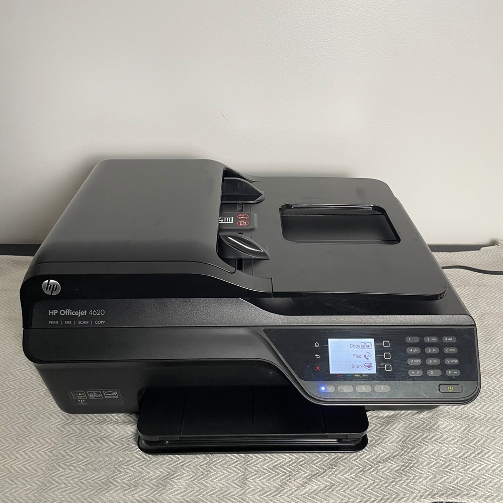 HP Officejet 4620 All-in-One Wireless Color Inkjet Printer Black- Tested